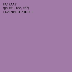 #A17AA7 - Lavender Purple Color Image