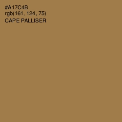 #A17C4B - Cape Palliser Color Image