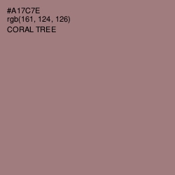 #A17C7E - Coral Tree Color Image