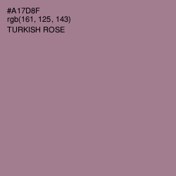 #A17D8F - Turkish Rose Color Image