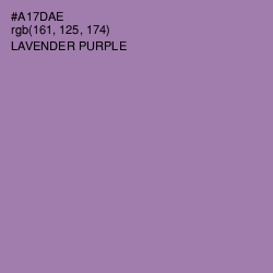 #A17DAE - Lavender Purple Color Image