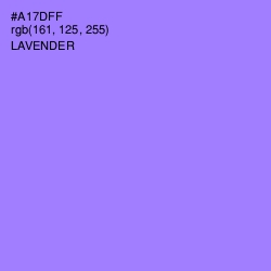 #A17DFF - Lavender Color Image