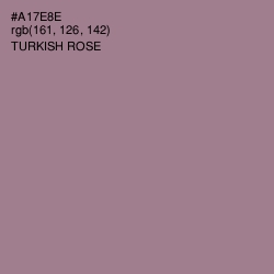 #A17E8E - Turkish Rose Color Image