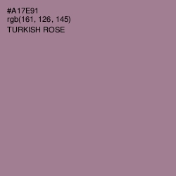 #A17E91 - Turkish Rose Color Image