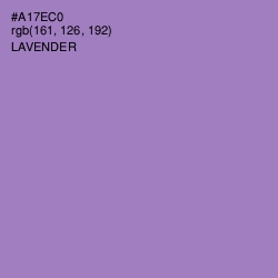 #A17EC0 - Lavender Color Image