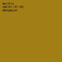 #A17F14 - Mandalay Color Image