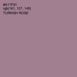 #A17F91 - Turkish Rose Color Image