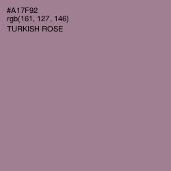 #A17F92 - Turkish Rose Color Image