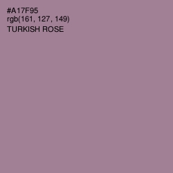 #A17F95 - Turkish Rose Color Image