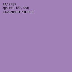 #A17FB7 - Lavender Purple Color Image