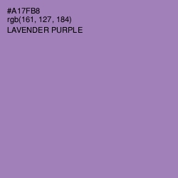 #A17FB8 - Lavender Purple Color Image