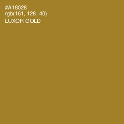 #A18028 - Luxor Gold Color Image