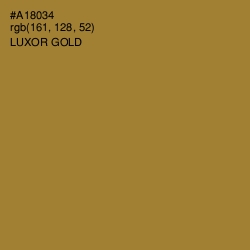 #A18034 - Luxor Gold Color Image