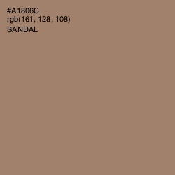 #A1806C - Sandal Color Image