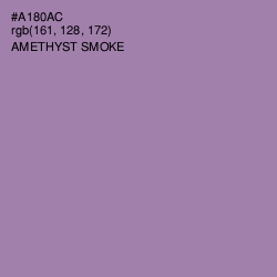 #A180AC - Amethyst Smoke Color Image