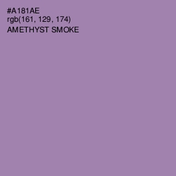 #A181AE - Amethyst Smoke Color Image