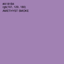 #A181B4 - Amethyst Smoke Color Image