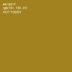 #A1821F - Hot Toddy Color Image