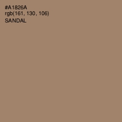 #A1826A - Sandal Color Image