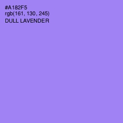 #A182F5 - Dull Lavender Color Image