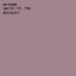 #A1838B - Bouquet Color Image