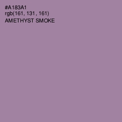 #A183A1 - Amethyst Smoke Color Image