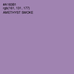 #A183B1 - Amethyst Smoke Color Image