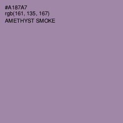 #A187A7 - Amethyst Smoke Color Image