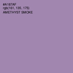 #A187AF - Amethyst Smoke Color Image