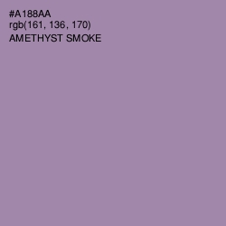 #A188AA - Amethyst Smoke Color Image