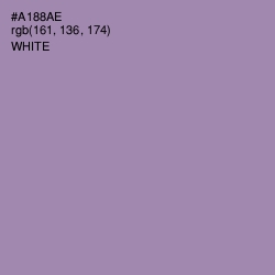 #A188AE - Amethyst Smoke Color Image