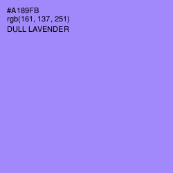 #A189FB - Dull Lavender Color Image