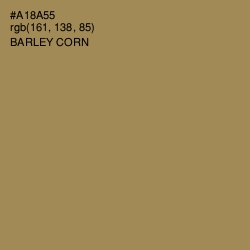 #A18A55 - Barley Corn Color Image