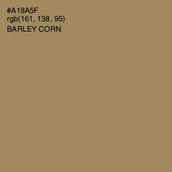 #A18A5F - Barley Corn Color Image