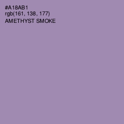 #A18AB1 - Amethyst Smoke Color Image