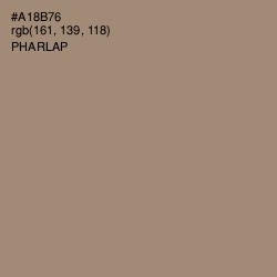 #A18B76 - Pharlap Color Image