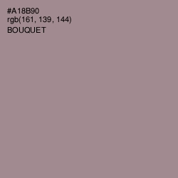 #A18B90 - Bouquet Color Image