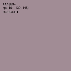 #A18B94 - Bouquet Color Image