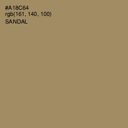 #A18C64 - Sandal Color Image