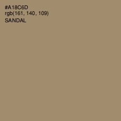 #A18C6D - Sandal Color Image