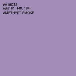 #A18CB8 - Amethyst Smoke Color Image