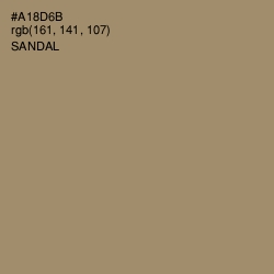 #A18D6B - Sandal Color Image