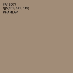 #A18D77 - Pharlap Color Image