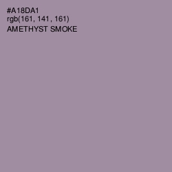 #A18DA1 - Amethyst Smoke Color Image