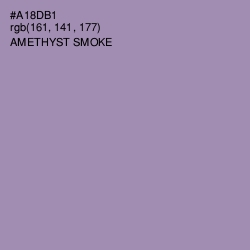 #A18DB1 - Amethyst Smoke Color Image