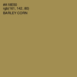 #A18E50 - Barley Corn Color Image