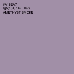 #A18EA7 - Amethyst Smoke Color Image