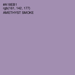 #A18EB1 - Amethyst Smoke Color Image
