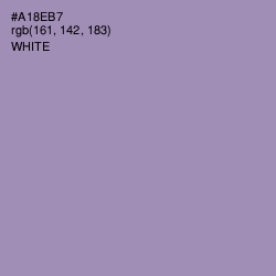 #A18EB7 - Amethyst Smoke Color Image