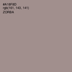 #A18F8D - Zorba Color Image